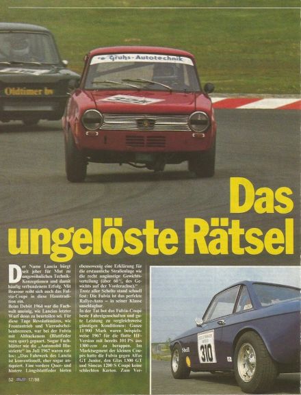 Lancia Fulvia HF